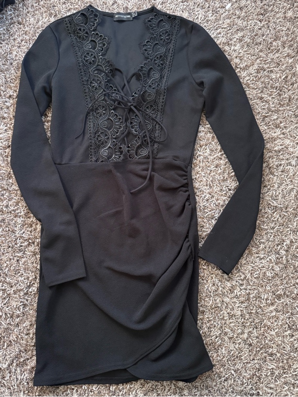 LBD BLACK MINI DRESS SIZE 4 NWOT